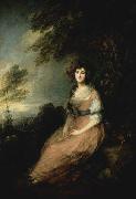 Thomas Gainsborough Mrs. Richard B. Sheridan Spain oil painting artist